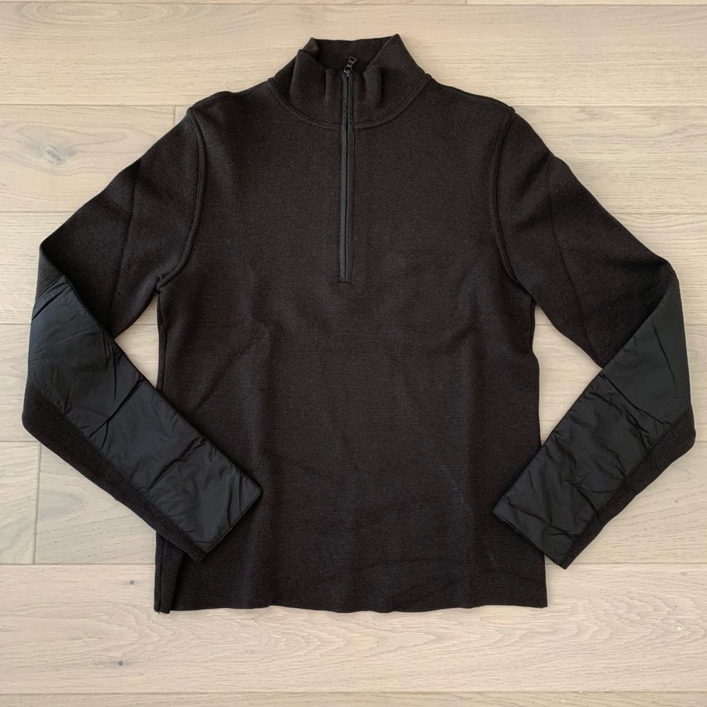 MENS Prada Wool Nylon Half Zip Sweater
